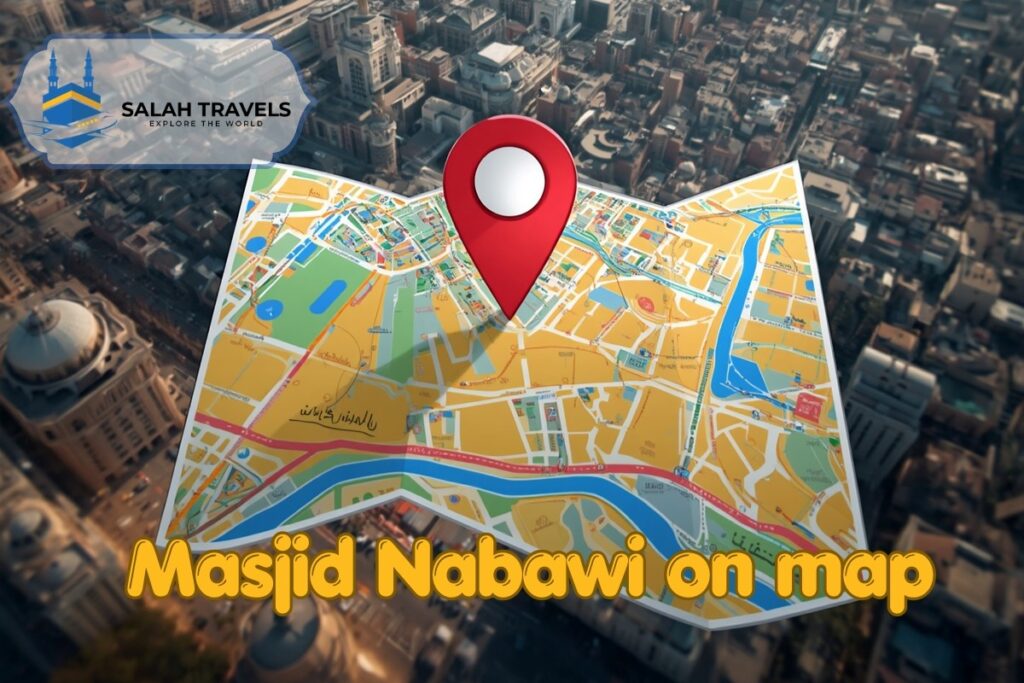 Masjid Nabawi Map With Salah Travels